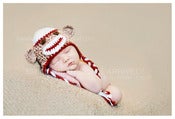 Image of Boys Cotton Sock Monkey Hat
