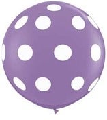 Image of 36" Spring Lilac with White Dots