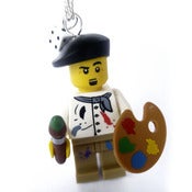 Image of Artist Lego Man Necklace