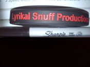 Image of LYRIKAL SNUFF PRODUCTIONZ WRIST BAND