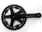 Image of Purple stars - Black chainring
