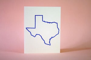 Image of Texas: The Lone Star State Note Card or post card