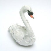 Image of Miniature Swan - WHITE/ORANGE