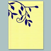 Image of Notebook Stencil Card