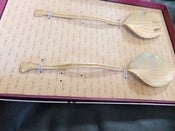 Image of "Table Art" Hosta Serving Set - Gold