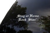 Image of Stay at Home Rock Star™ Vinyl Decals for Cars and Laptops