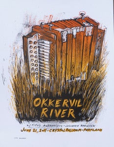 Image of Okkervil River Portland OR Crystal Ballroom2011