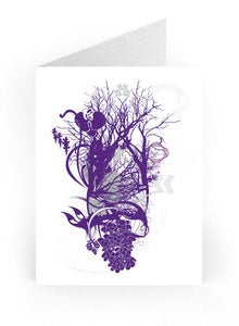 Image of Enchanted spiral greeting card