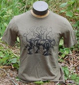 Image of Dancing Trees on Men's Hemp in Deep Sage