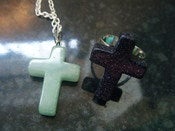 Image of Small Cross Necklace/Ring