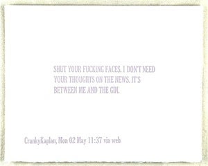 Image of SHUT YOUR