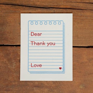 Image of Thank You Memo Note Card
