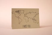 Image of I miss you card