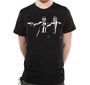 Image of LUCHADORES DON'T USE GUNS?!? Shirt