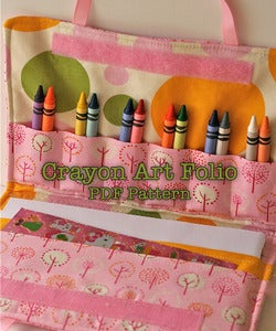 Image of Crayon Art Folio PDF Sewing Pattern