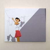Image of Washing Line Canvas