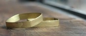 Image of Big Square brass bracelet