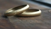 Image of Small round brass bracelet