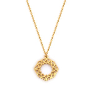 Image of 3x4 Necklace _ Gold