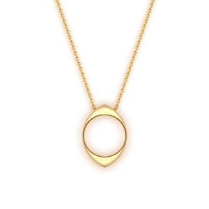 Image of Eye Necklace _ Gold