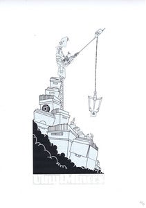 Image of Vinyl Miner Screenprint
