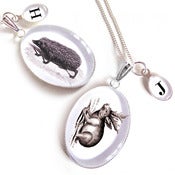 Image of Personalised Victorian Alphabet Initial Necklace