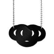 Image of VLING CLASSIC "MOTOWN" Necklace made from a recycled vinyl record.