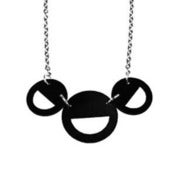 Image of VLING CLASSIC "CADENCE" Necklace made from a recycled vinyl record.