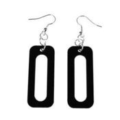 Image of VLING CLASSIC "COLUMBIA" Earrings made from a recycled vinyl record.
