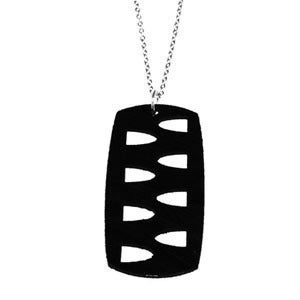 Image of VLING CLASSIC "ATLANTIC" Necklace made from a recycled vinyl record.