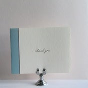 Image of Thank You in Antique Blue
