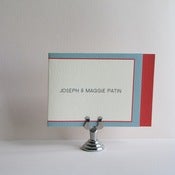 Image of Personal Folded Notes - Blue and Red