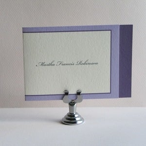 Image of Personal Folded Notes - Purple and Lavender