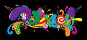 Image of PMS x Melissa Indot "Rainbow Butterfly" Tee in Black