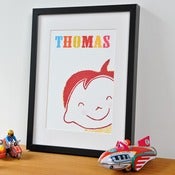 Image of 'Cheeky Boy' Personalised Print