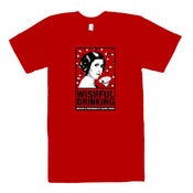 Image of Carrie Fisher "Wishful Drinking" Tshirt : Red