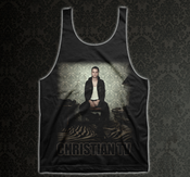 Image of Christian TV Unisex Black Tank