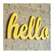 Image of Hello XL sign