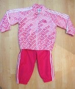 Image of Adidas - I J AOP WV Suit - Fresh Candy/Radiant Pink