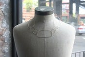 Image of Sterling silver organic shapes neckless