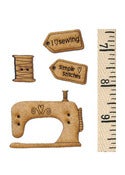 Image of The Sewing Book button and tape pack