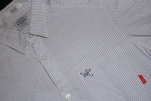 Image of WTaps Striped Trad LS Shirt S 