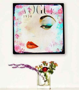 Image of ♥1950s Retro Art Canvas-Vogue♥
