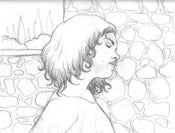 Image of "Gina's Mole" Original Drawing