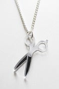 Image of Silver Shears Necklace