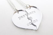 Image of Partners in Crime Necklace Set [Silver or Gold]