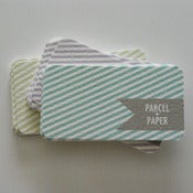 Image of Stripes + Pennant Calling Cards -- Set of 40 