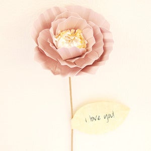 Image of Flower with message