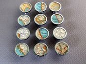 Image of Custom 1935 Collier's Atlas Vintage Map Drawer Pulls or Cabinet Knobs