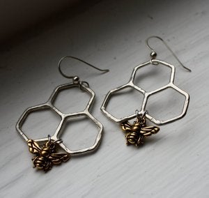 Image of Handmade Honeycomb Dangles